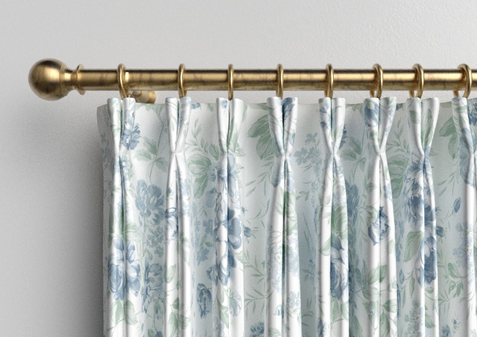 Shabby Chic by Rachel Ashwell Romantic Rose, Blue - Made to Measure Curtains - Image 10